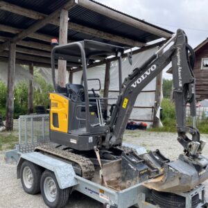 2019 Volvo ECR18E + Trailer